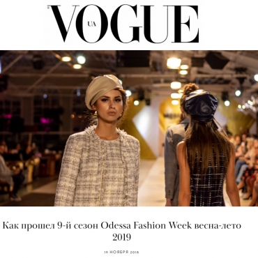 VOGUE: Как прошел 9-й cезон Odessa Fashion Week весна-лето 2019